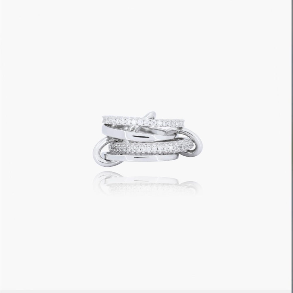 Vega Stacked Ring 14k Gold Plated BRAND NEW!!! Size: 5